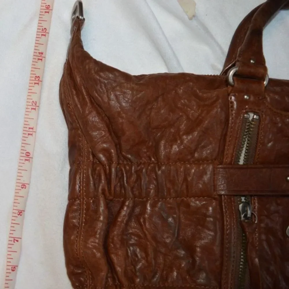 Botkier No 13 Lambskin Soft hobo Satchel Zipper Bag with no strap